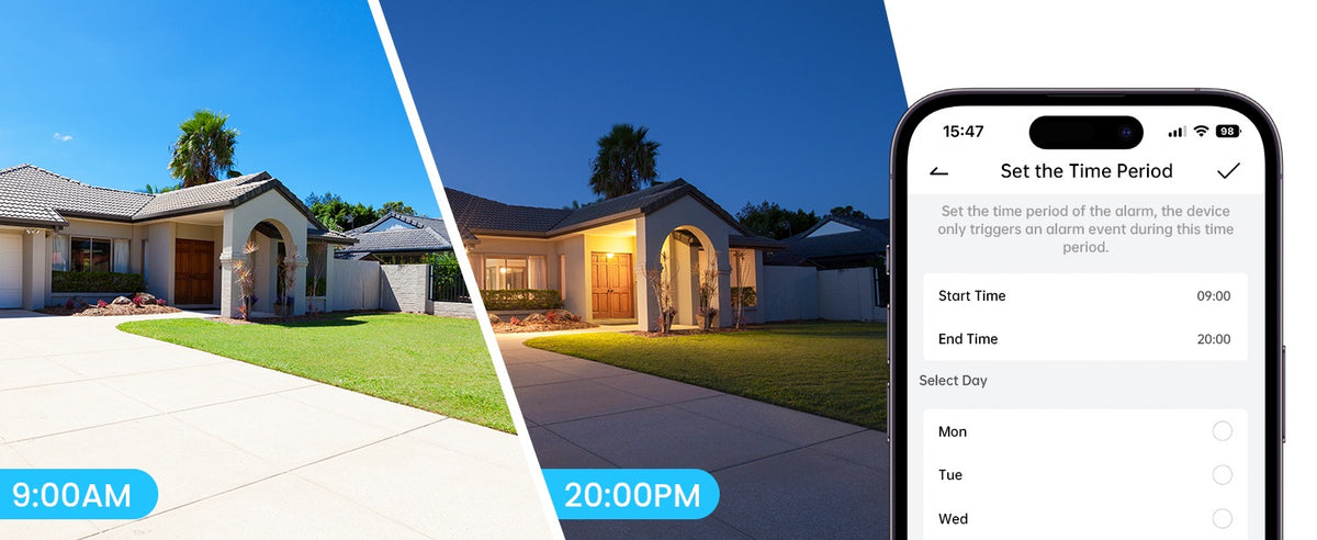 Clear 2K to 5MP Video, Day and Night