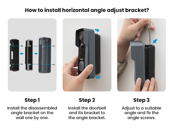 Install Horizontal Angle Adjust Bracket