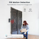 Stay secure with ieGeek Bell J1's PIR motion detection that sends real-time alerts in just 3 seconds.