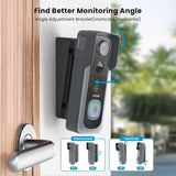 Customize your viewing angles with ieGeek Bell J1's bracket that adjusts both vertically and horizontally.