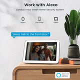 Control your ieGeek Bell J1 video doorbell with Alexa voice commands for convenient home monitoring.