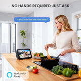 ieGeek Bell J9 integrates with Alexa for voice-controlled viewing.