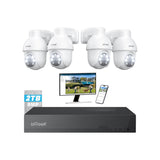ieGeek IE82 PoE Cameras System comes with upgraded 8MP resolution and included 2TB hard drive.