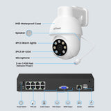 ieGeek IE92 PoE cameras system provides comprehensive wired surveillance coverage.