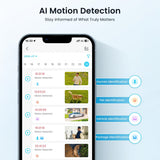 ieGeek S1 Pro uses AI motion detection to distinguish between people, pets, and vehicles.