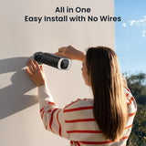 ieGeek S1 all-in-one solar-powered security camera, designed for easy and quick installation