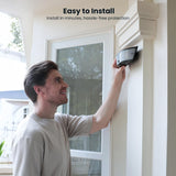 ieGeek S4 outdoor wall light camera is easy to install