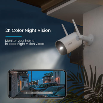 ieGeek ZS-GX2S battery powerd security camera with 2K color night vision
