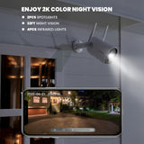 ieGeek ZS-GX2S battery powerd security camera with 2k color night vision