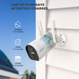 ieGeek ZS-GX2S battery powerd security camera with 5200mAh rechargeable battery