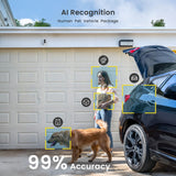 ieGeek ZS-GX3S outdoor security camera with 99% accuracy AI recognition to detect human/pet/vehicle/package(Fee required)