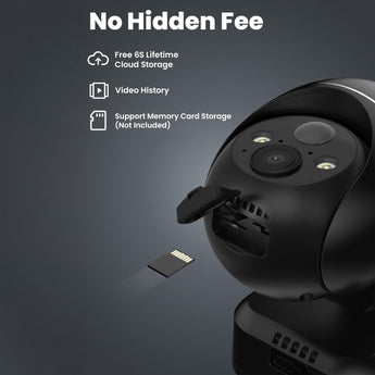 ieGeek ZY-G1 4G cellular security camera offers free lifetime 6-second cloud storage.