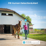ieGeek ZY-G3 4G camera with PIR human detection sends immediate notifications.