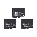 ieGeek 64GB Micro SD Card 3 Pack - Black Friday Gift