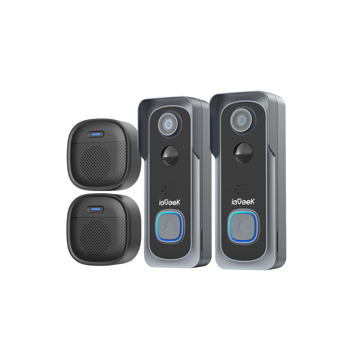 Bell J1 Doorbell Camera- 2K Video, Two-Way Talk & Alerts – ieGeek-UK