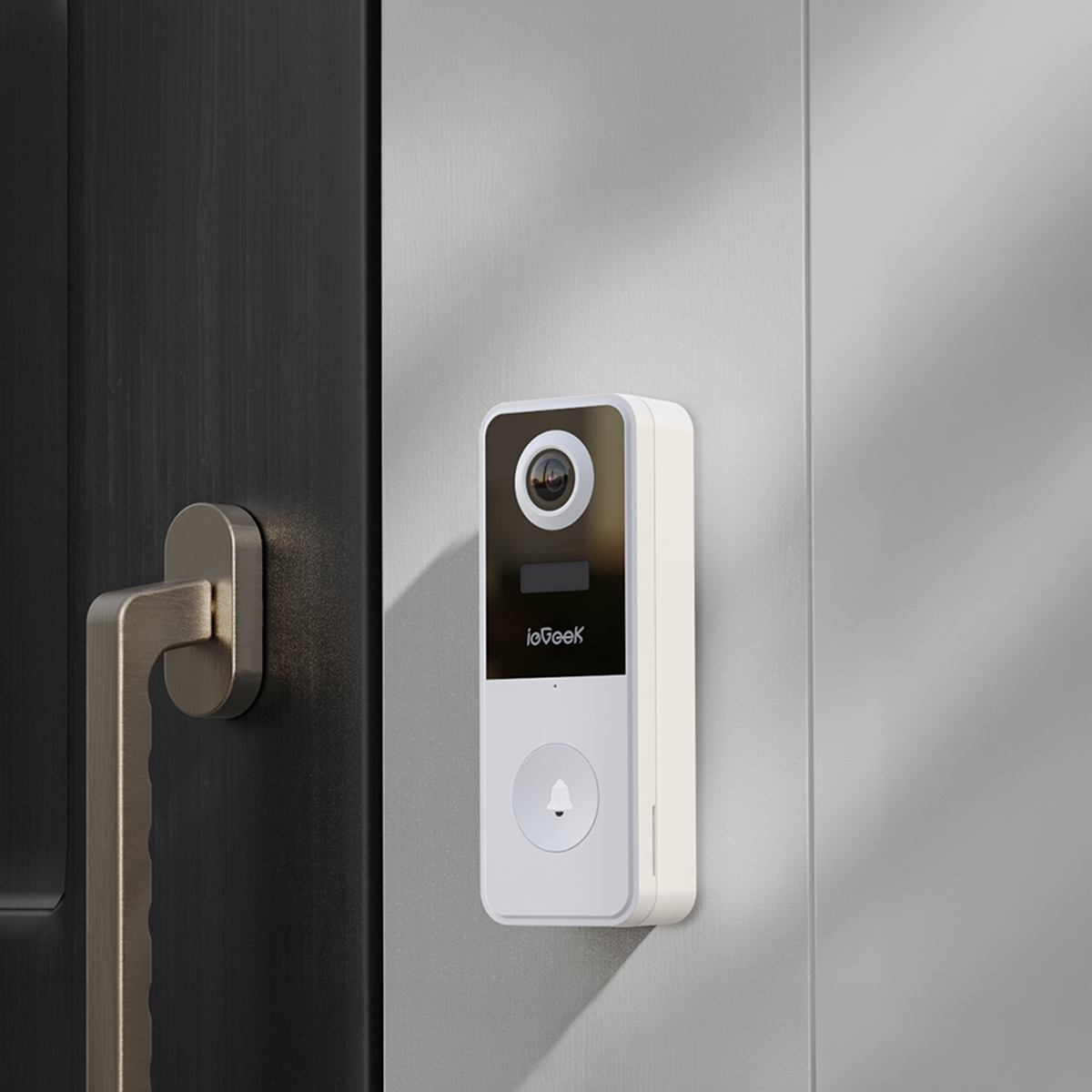 2K Wireless Video Doorbell with 180° FOV