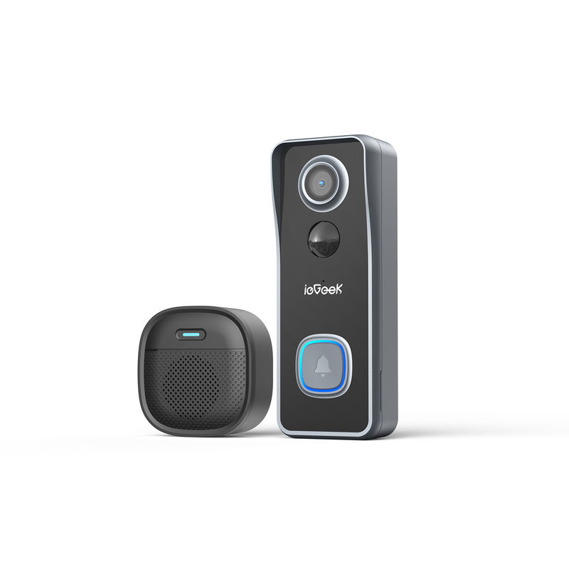 ieGeek 5MP Bell J9 Plus doorbell camera chime set