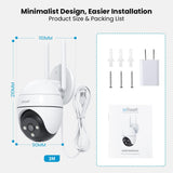 ieGeek ZS-GQ4's minimalist design (110×210×90mm) with complete packing list