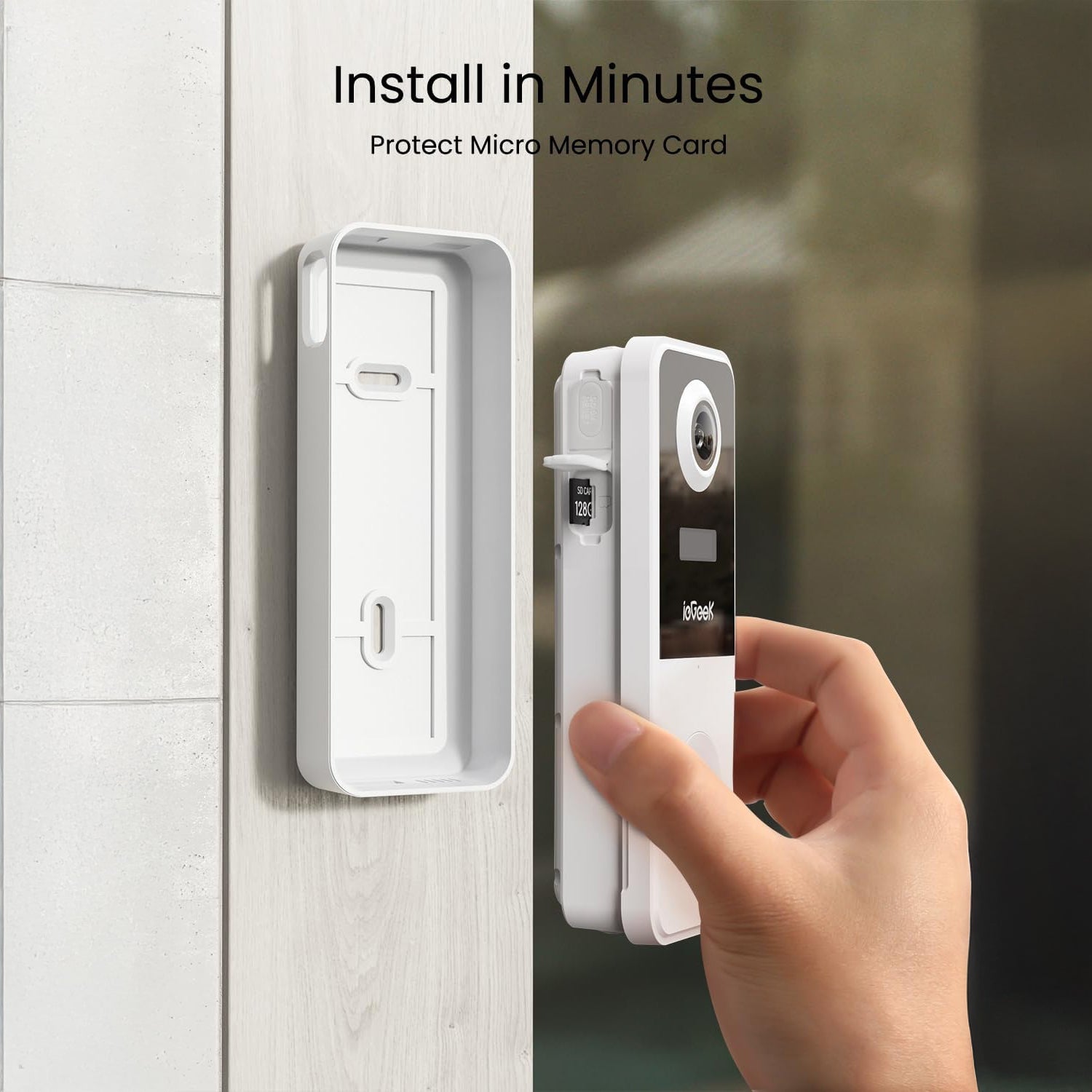 Camera Bell Box Bell J10 Doorbell Camera | 2K Video & Indoor Chime – ieGeek-UK