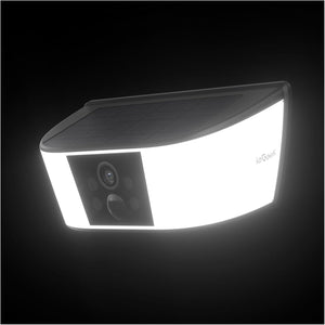 ieGeek S4 outdoor security camera with embedded solar panel