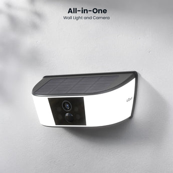 ieGeek S4 solar powerd outdoor all-in-one wall light camera