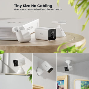 ieGeek ZS-GX7S security camera's small size makes setup quick and effortless.