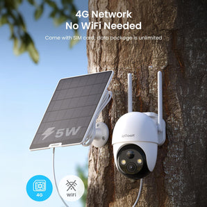 ieGeek ZY-G3 solar-powered 4G cellular camera operates with just a SIM card.