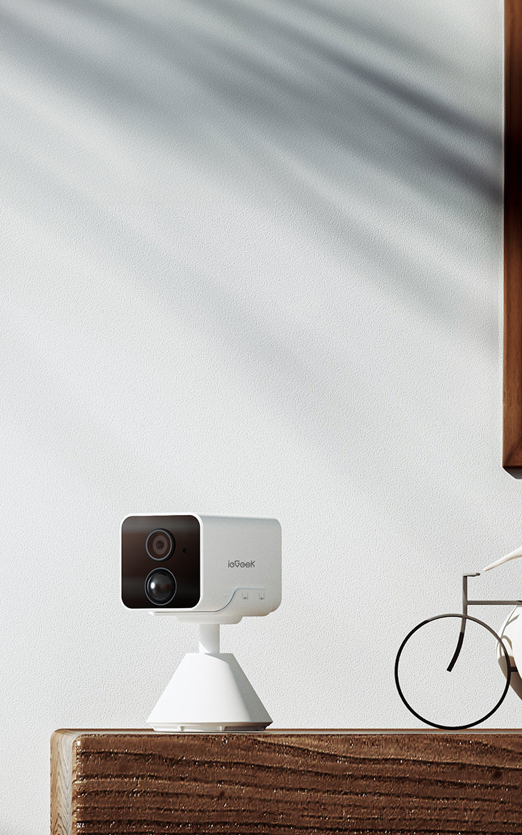 ieGeek indoor security cameras collection banner showing multiple smart home cameras for indoor protection